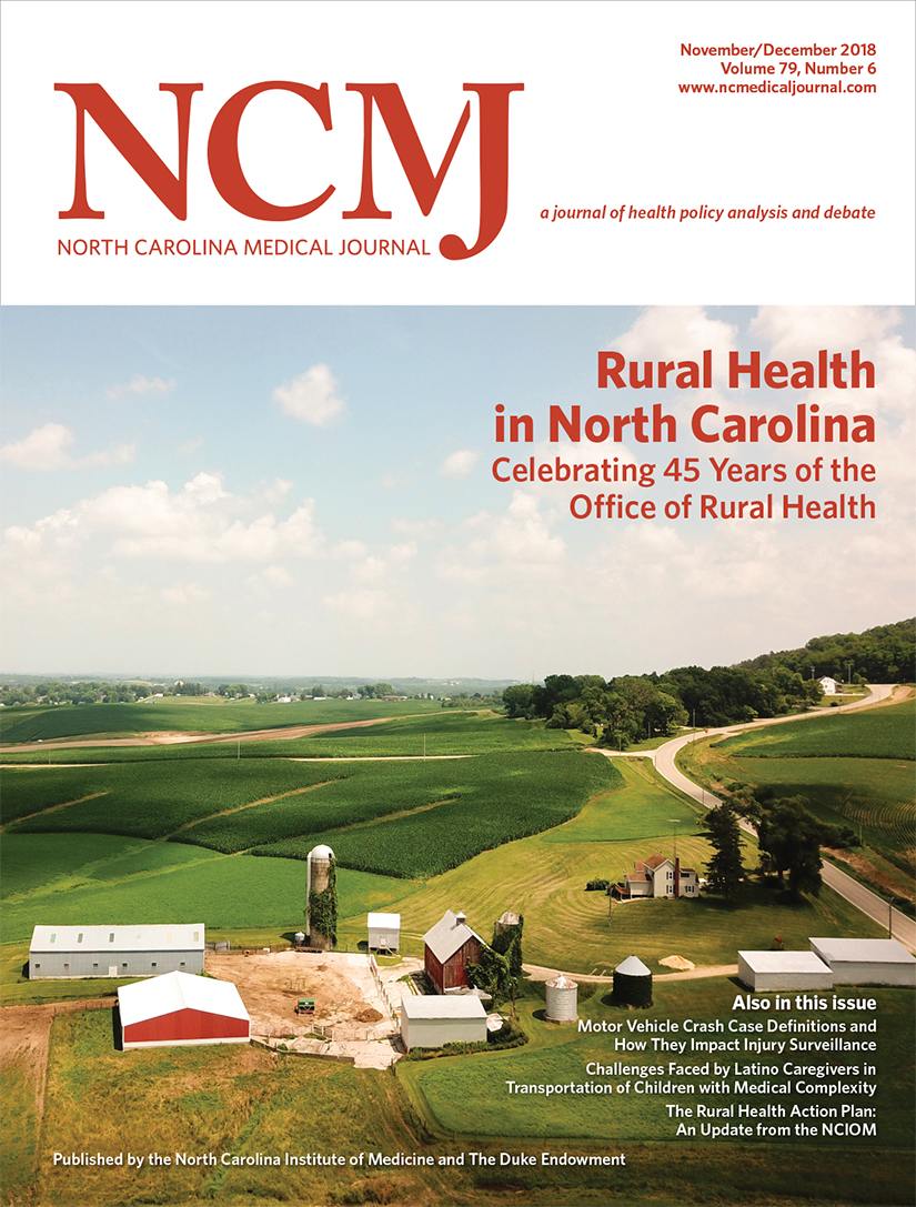 Rural Health in North Carolina North Carolina Institute of Medicine