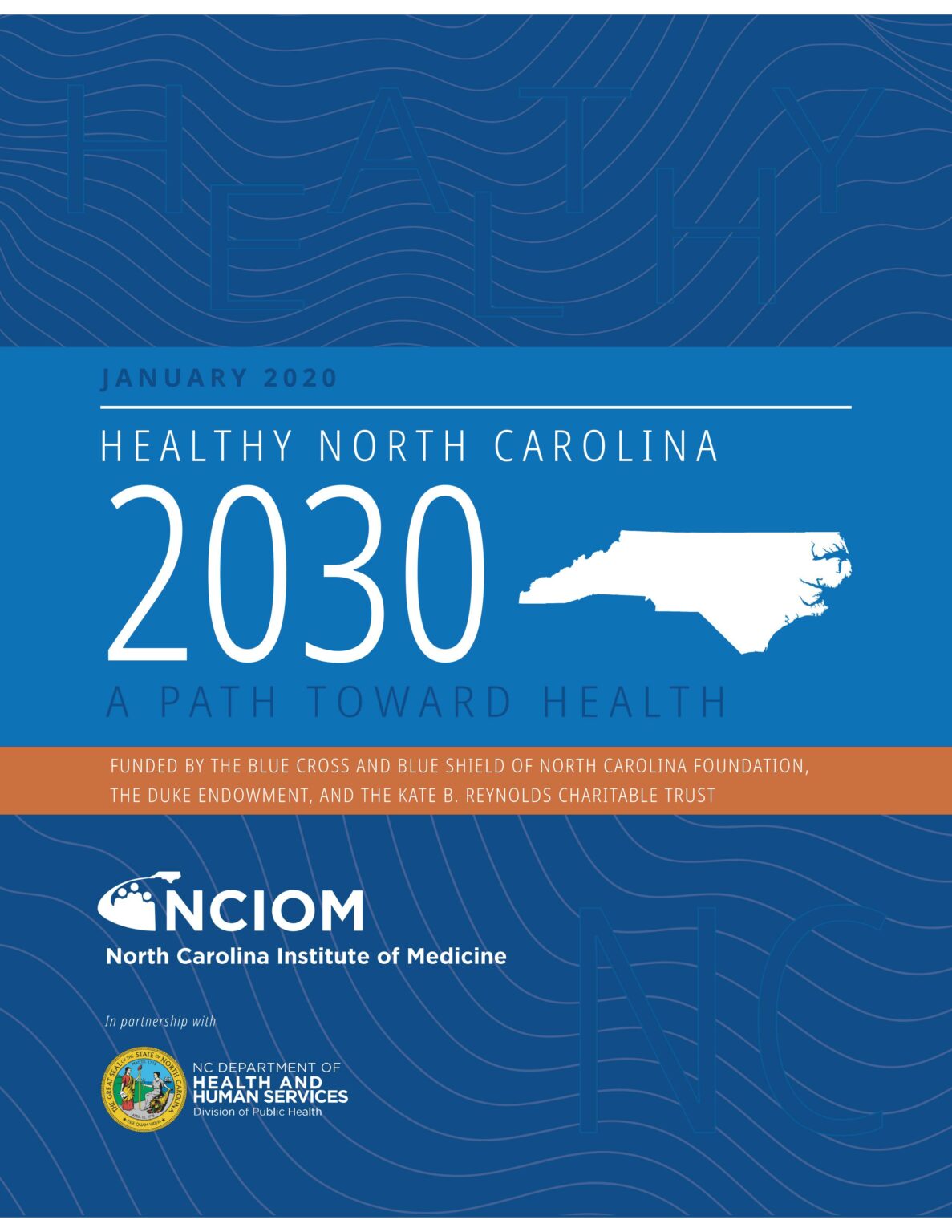 Healthy North Carolina 2030 A Path Toward Health North Carolina