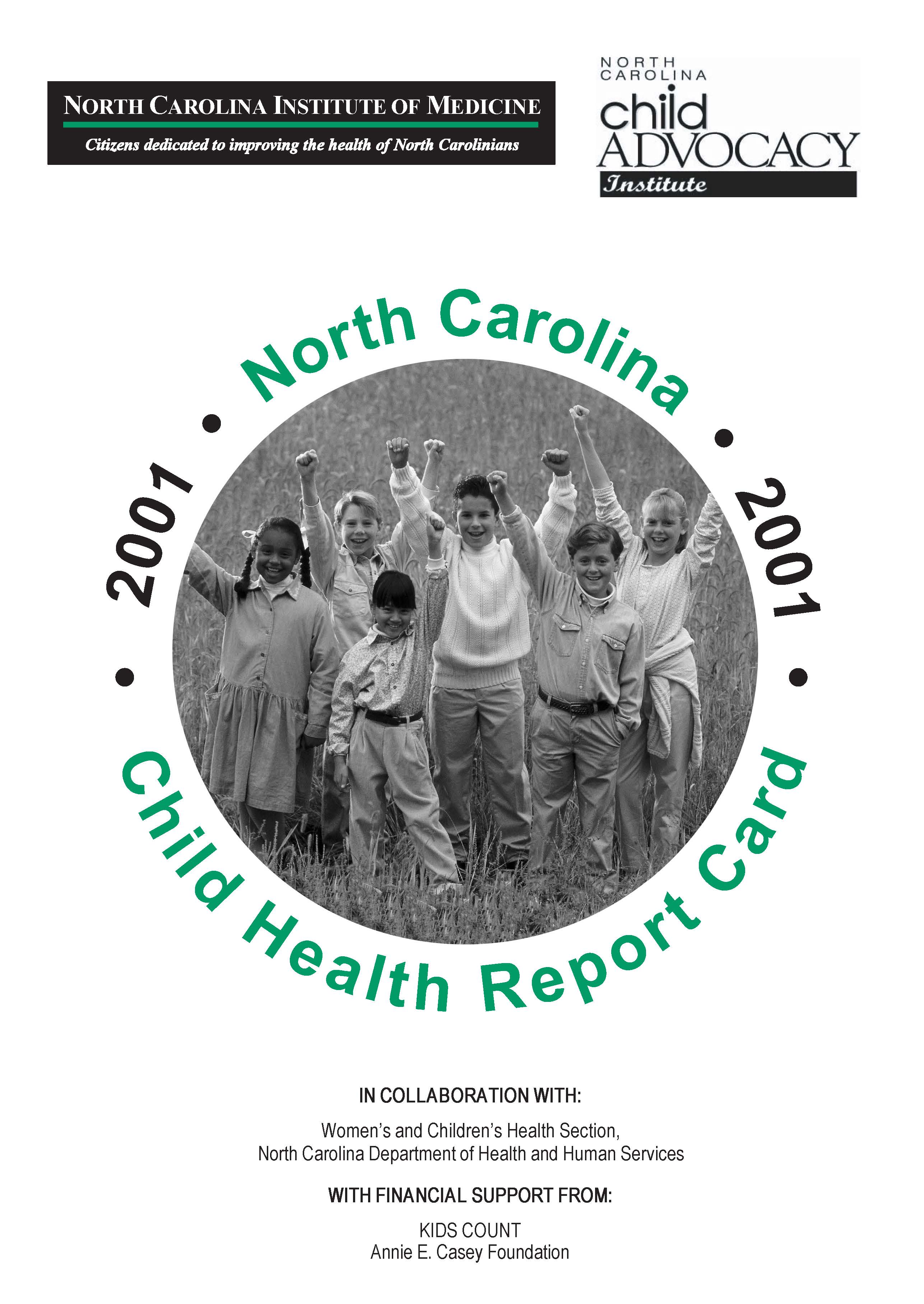 NC Child Health Report Card 2001