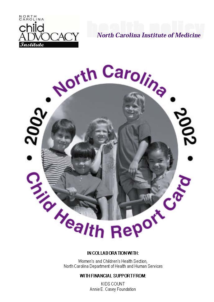 NC Child Health Report Card 2002