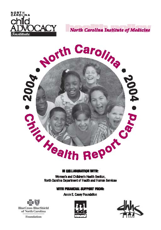 NC Child Health Report Card 2004