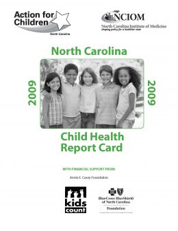NC Child Health Report Card 2009