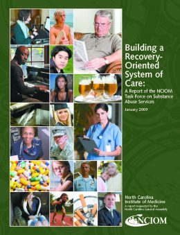 Report cover: Building a Recovery-Oriented System of Care