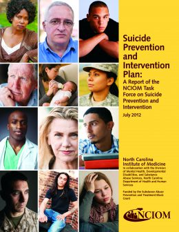 Report cover: Suicide Prevention & Intervention Plan