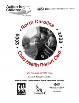 NC Child Health Report Card 2008