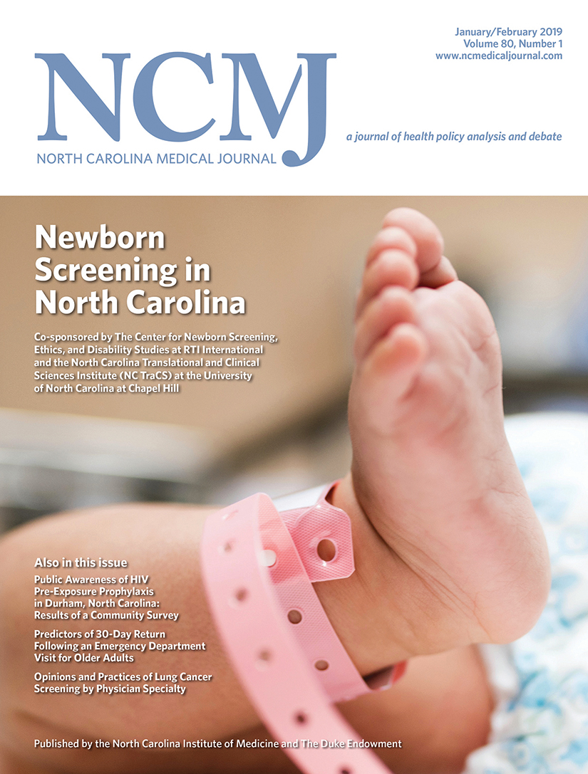 Newborn Screening In North Carolina Nciom