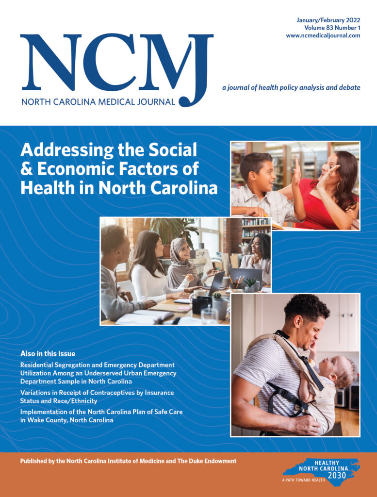 cover image for 83(1) issue of the NCMJ