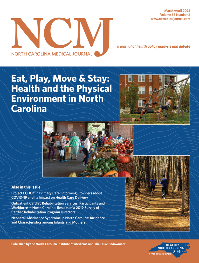 Eat, Play, Move & Stay: Health and the Physical Environment in North Carolina