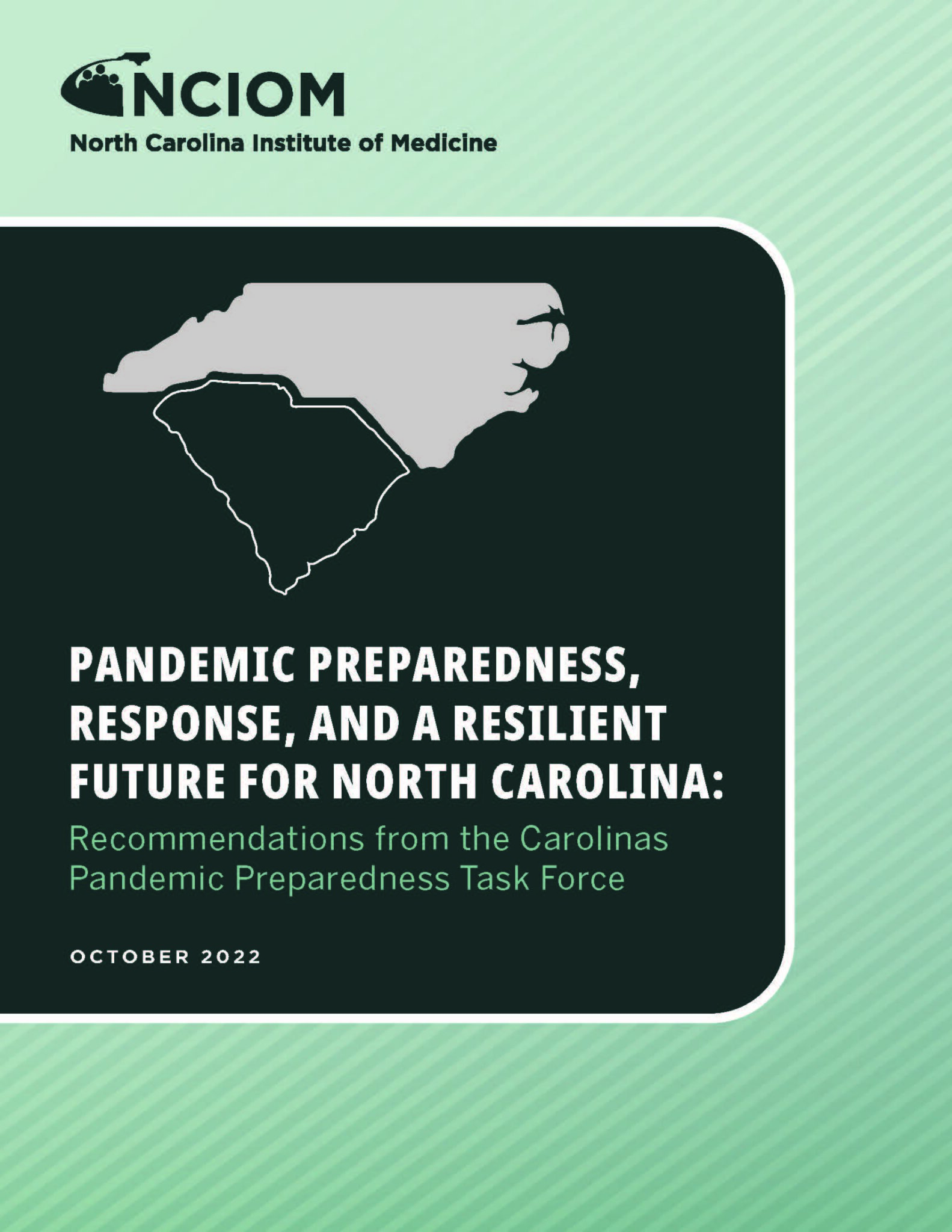 Pandemic Preparedness, Response, and a Resilient Future for North